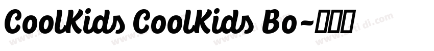CoolKids CoolKids Bo字体转换